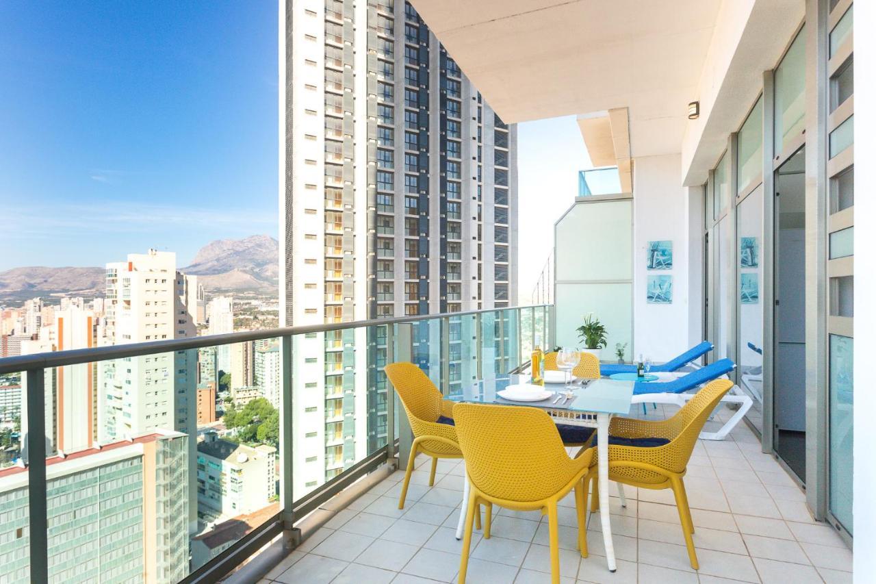 Skyline 10 Gran Terraza Privada Con Vistas Espectaculares Benidorm Exterior foto